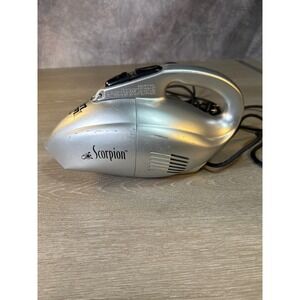 Dirt Devil Scorpion Corded Handheld Vacuum Silver Model 08201 with Attachments